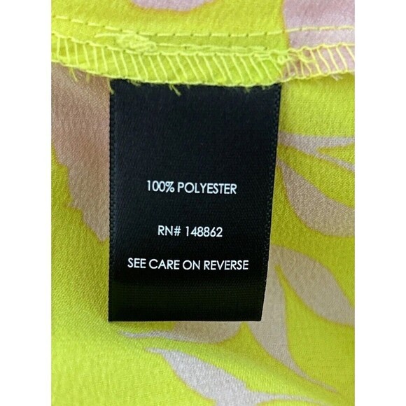 Torrid Peplum Square Neck Crop Cami Pink & Lime Yellow Plus Size 2X (18-20) - Picture 7 of 12